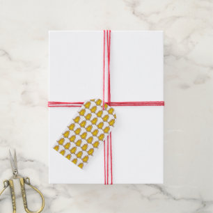 Yellow Bells Holiday Cookie Christmas Baking Gift Tags