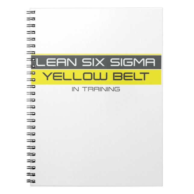 Yellow Belt In Training Notebook (Front)