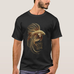 Yellow Betta splendens fighting fish king of the t T-Shirt