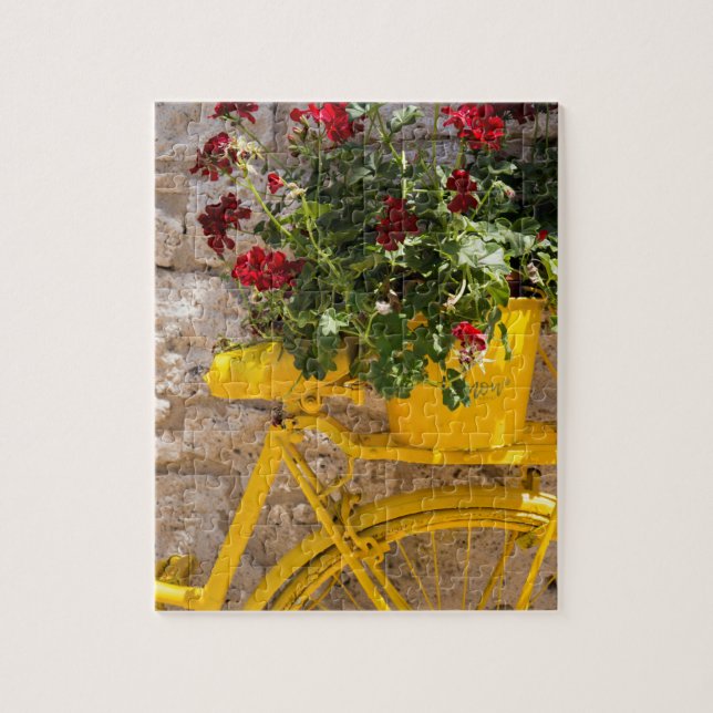 Yellow Bicycle Jigsaw Puzzle (Vertical)