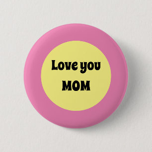 Yellow Big Dot  6 Cm Round Badge
