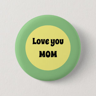 Yellow Big Dot 6 Cm Round Badge