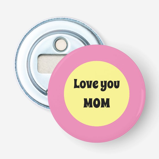 Yellow Big Dot Bottle Opener (Front)