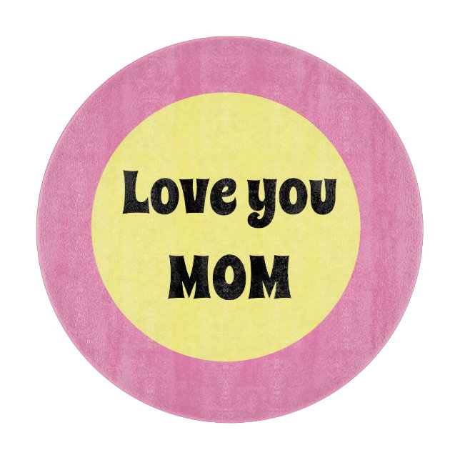 Yellow Big Dot Cutting Board (Front)