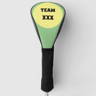 Yellow Big Dot Golf Head Cover