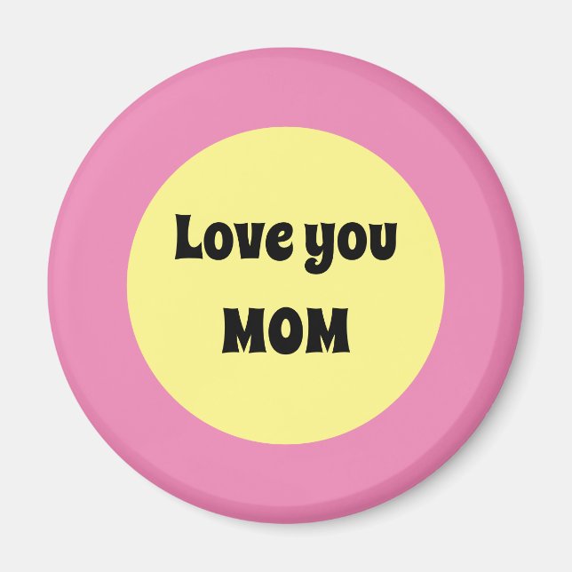 Yellow Big Dot Magnet (Front)