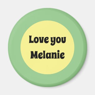 Yellow Big Dot Magnet