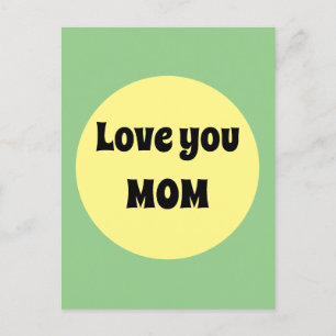 Yellow Big Dot Postcard