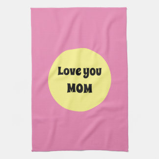 Yellow Big Dot Tea Towel