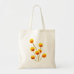 Yellow Billy Button native Australian flower Tote Bag