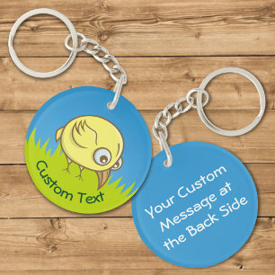 Yellow Bird Cartoon Keychain