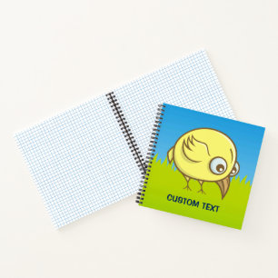 Yellow Bird Cartoon Notebook