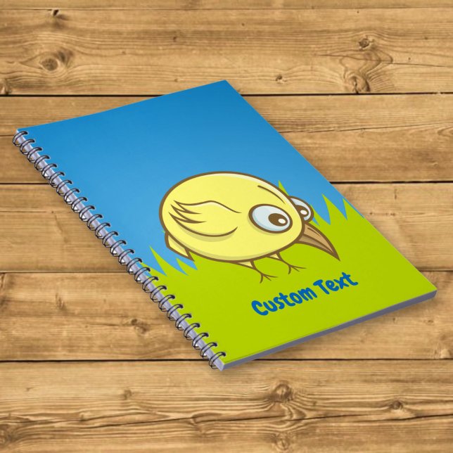Yellow bird cartoon notebook (Creator Uploaded)