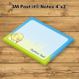 Yellow Bird Cartoon Post-it Notes