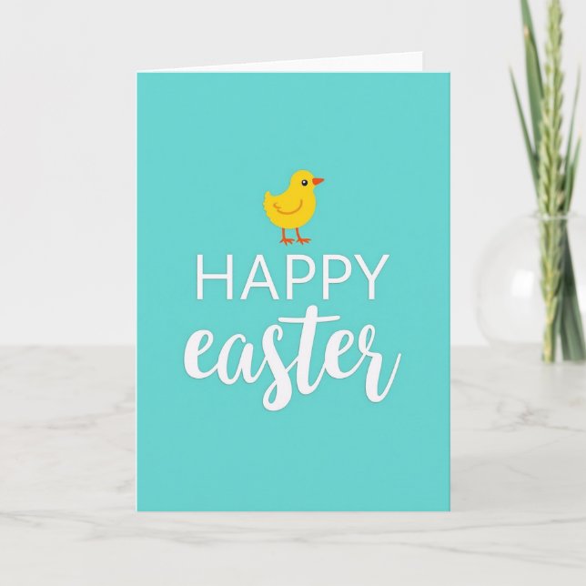 Yellow Bird Spring Card (Front)