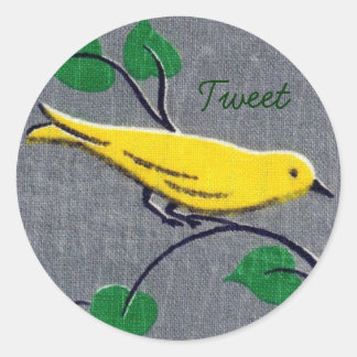 Yellow Bird Stickers