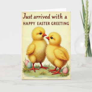 Yellow Birds Easter Card