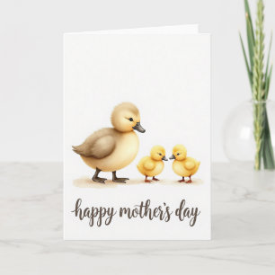 Yellow Birds Mothers Day Card