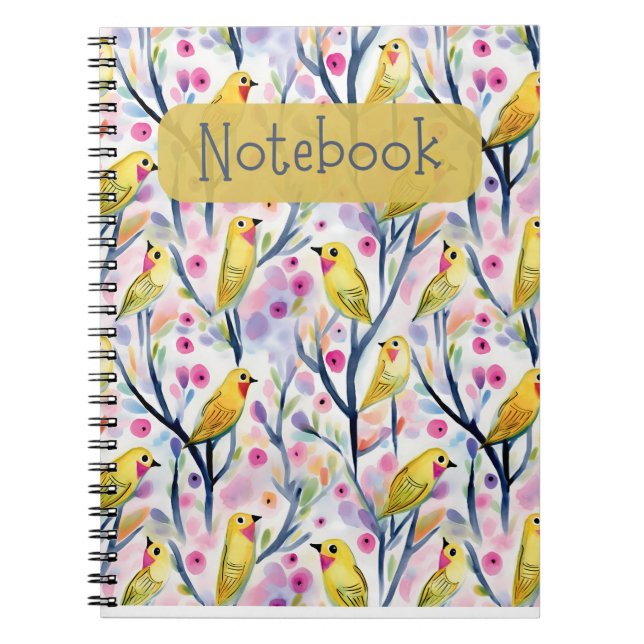 Yellow Birds Notebook (Front)
