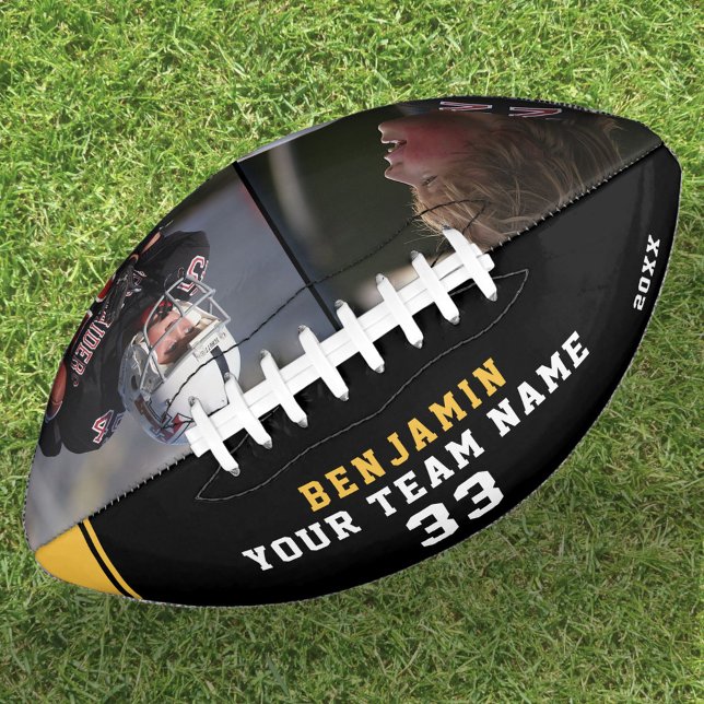 Yellow Black Football Name Number Team 2 Photo (Creator Uploaded)