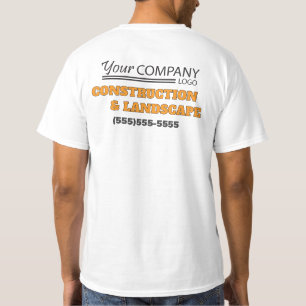 Yellow, Black Outdoor Business Sign w/ Logo T-Shirt