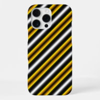 Yellow Black White Rainbow Stripes