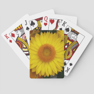 Yellow Bloom Themed Classic Playing Cards