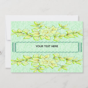 yellow blossoms save the date