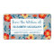 Yellow, Blue & Orange Modern Floral Canning Labels