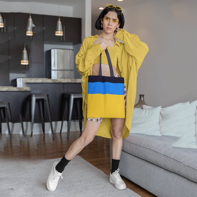Yellow Blue Tote Bag (Creator Uploaded)
