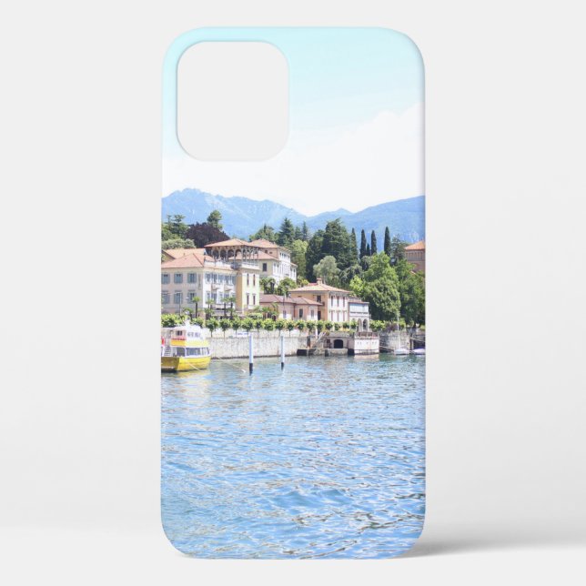 YELLOW BOAT DOCKED NEAR BUILDING Case-Mate iPhone CASE (Back)