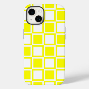 Yellow Bold Mod Squares Case-Mate iPhone 14 Case