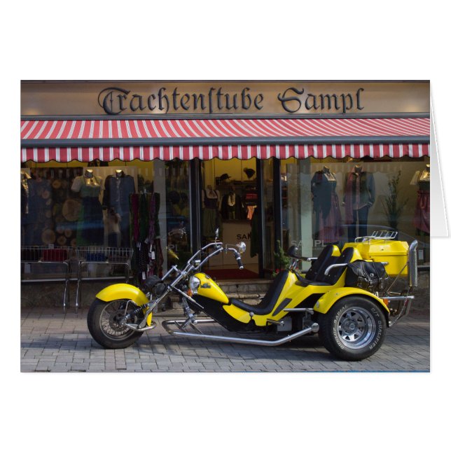 Yellow Boom Trike (Front Horizontal)