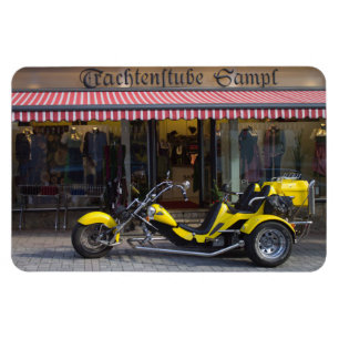 Yellow Boom Trike Magnet