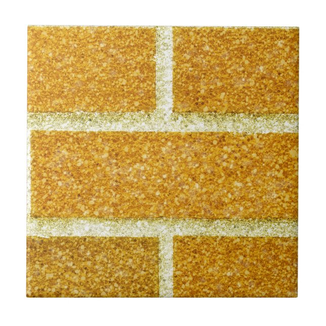 Yellow Brick Road Glittery OZ Sparkle Glam Decor Tile (Front)