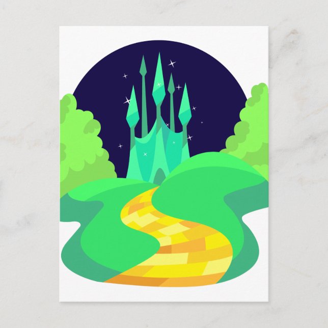 yellow brick road postcard (Front)