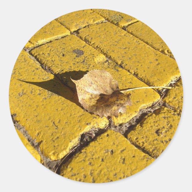 yellow brick road  sticker (Front)