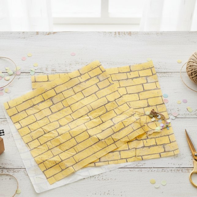 Yellow Brick Road Wall  Tissue Paper (Creator Uploaded)