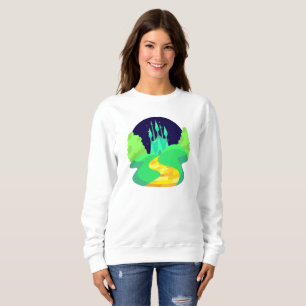 yellow brick road womens sweatshirt