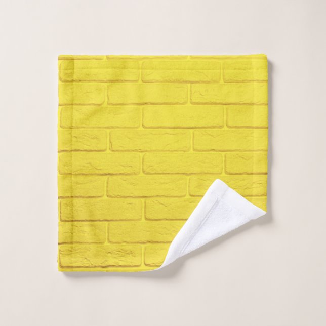 yellow brick wall wash cloth (Wash Cloth)