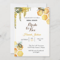 Yellow Bride to Bee Bridal shower