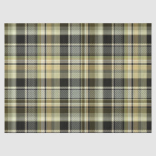 Yellow-brown tartan plaid. tissue paper
