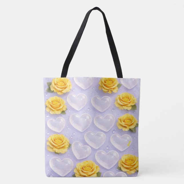 Yellow bubble tote bag (Front)