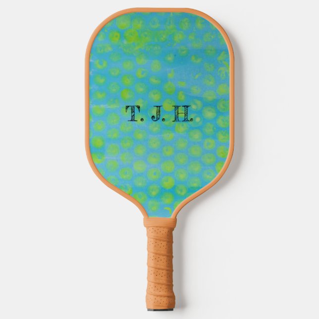 Yellow Bubble Wrap Print Pickleball Paddle (Front)