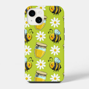 Yellow Bumblebee Honey iPhone 14 Case-Mate Case
