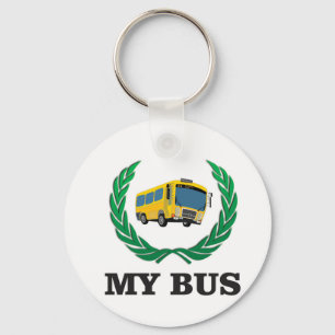 yellow bus my key ring