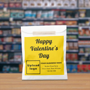 Yellow Business Brand; Valentine; Paper Bag