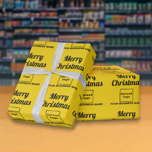 Yellow   Business   Christmas Wrapping Paper