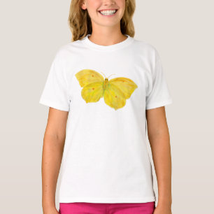 Yellow Butterfly Common Brimstone flying T-Shirt
