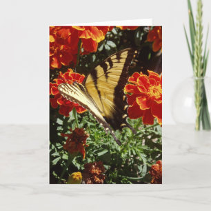 "Yellow Butterfly" Easter Card